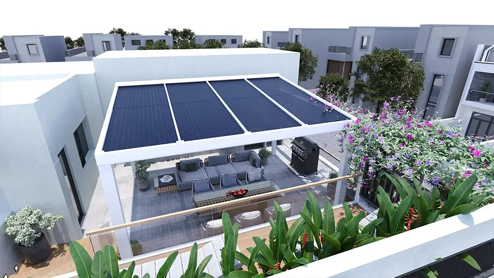 02-pergola-photovoltaique-solaire-sur-mesure-terrasse-blanche